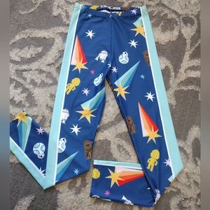 Star Wars Themed Blue Leggings